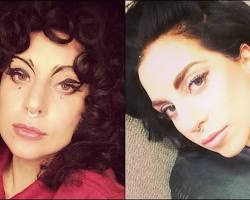 Lady Gaga antes e depois da transformação
