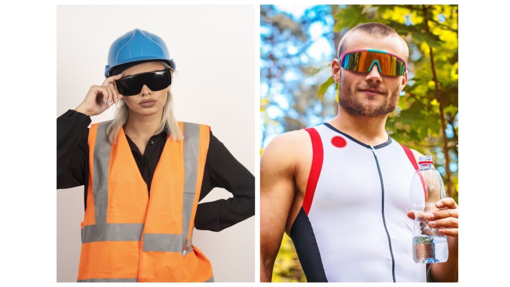 'Óculos de obra' podem substituir os de corrida? Especialistas explicam os riscos e diferenças